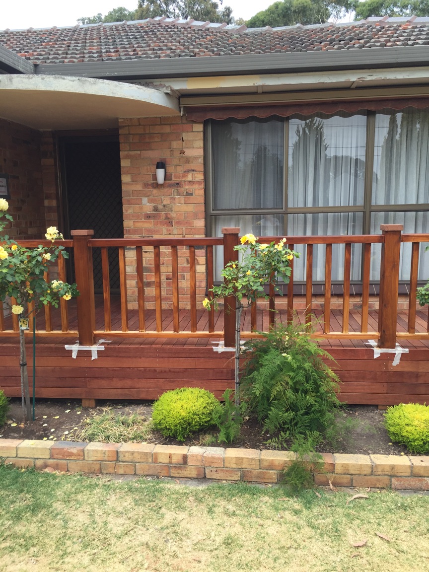 Custom balustrade installed