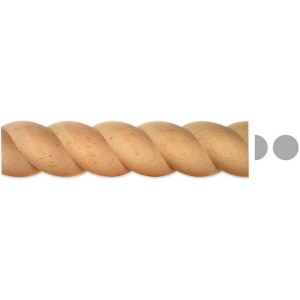 Rope Twist Moulding -011 half round