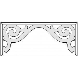 Doorway fretwork 10