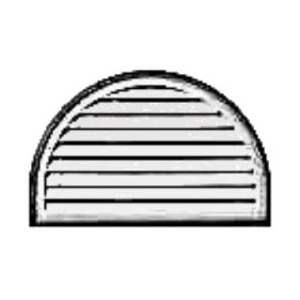 Gable vent - half round