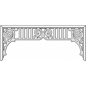 Edwardian I interior fretwork