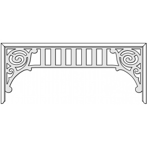 Edwardian II interior fretwork