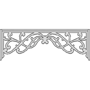 Interior fretwork HFR12