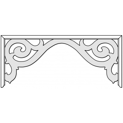 Doorway fretwork 10