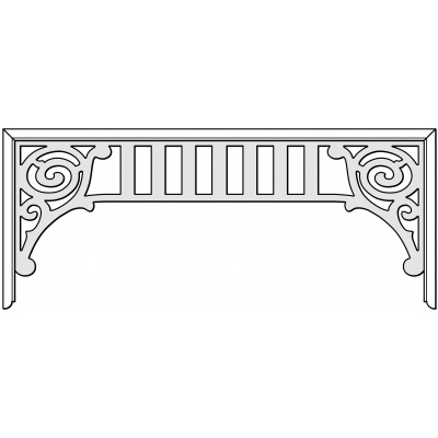 Edwardian II interior fretwork