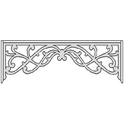 Interior fretwork HFR12